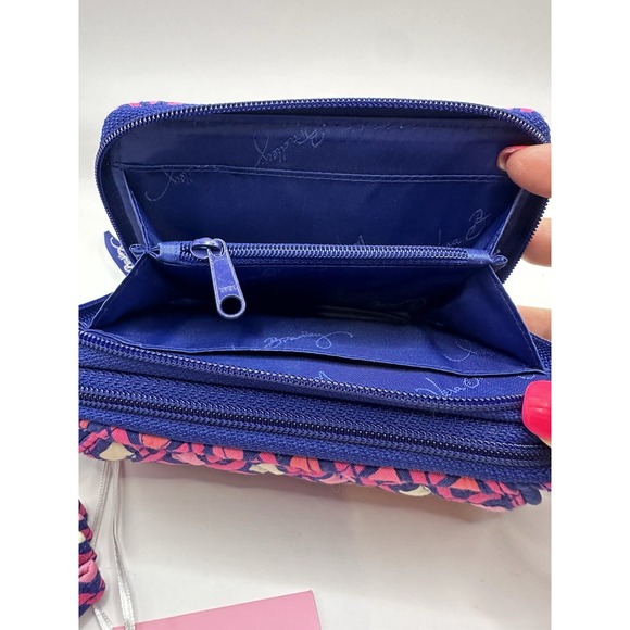 Vera Bradley ~ All In One Crossbody ~‎ Katalina Pink Diamonds ~ New with Tags - Picture 6 of 10